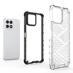 PC a nido d'ape + custodia per telefono in TPU, For Honor 60 Pro, For Honor X30i, For OPPO Realme Narzo 50A, For OPPO Realme Narzo 50 4G