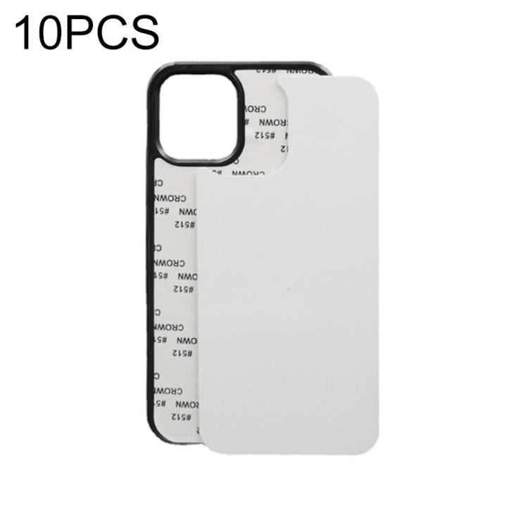 Custodia per telefono a sublimazione vuota 2D da 10 pezzi, For iPhone 11 Pro Max, For iPhone X / XS, For iPhone XR, For iPhone XS Max, For iPhone SE 2022 / SE 2020 / 8 / 7, For iPhone 6 & 6s