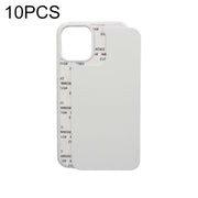 Custodia per telefono a sublimazione vuota 2D da 10 pezzi, For iPhone 11 Pro Max, For iPhone X / XS, For iPhone XR, For iPhone XS Max, For iPhone SE 2022 / SE 2020 / 8 / 7, For iPhone 6 & 6s