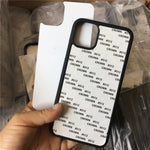 Custodia smartphone TPU vuota per sublimazione, compatibile iPhon