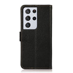 KHAZNEH Custodia per telefono RFID in vera pelle Litchi magnetica laterale, For Samsung Galaxy S21 Ultra 5G, For Samsung Galaxy S22+ 5G, For Samsung Galaxy S22 5G, For Samsung Galaxy S22 Ultra 5G, For Samsung Galaxy Xcover 5                            ...