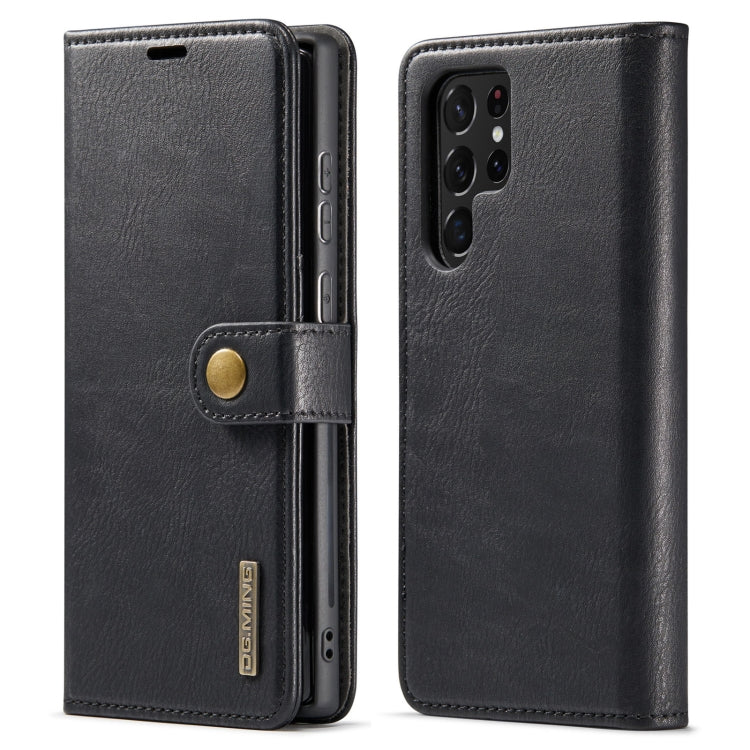 Custodia per telefono in pelle magnetica staccabile con struttura Crazy Horse DG.MING, For Samsung Galaxy S22 5G, For Samsung Galaxy S22+ 5G, For Samsung Galaxy S22 Ultra 5G, For Samsung Galaxy A13 5G