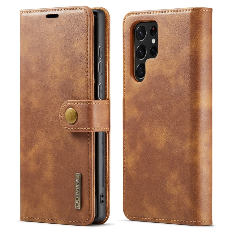Custodia per telefono in pelle magnetica staccabile con struttura Crazy Horse DG.MING, For Samsung Galaxy S22 5G, For Samsung Galaxy S22+ 5G, For Samsung Galaxy S22 Ultra 5G, For Samsung Galaxy A13 5G