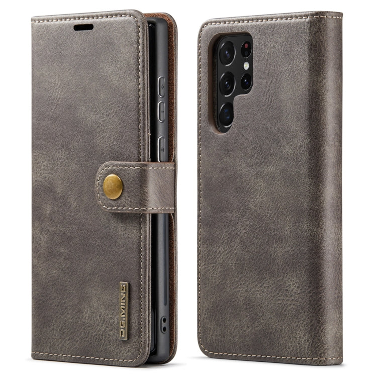 Custodia per telefono in pelle magnetica staccabile con struttura Crazy Horse DG.MING, For Samsung Galaxy S22 5G, For Samsung Galaxy S22+ 5G, For Samsung Galaxy S22 Ultra 5G, For Samsung Galaxy A13 5G