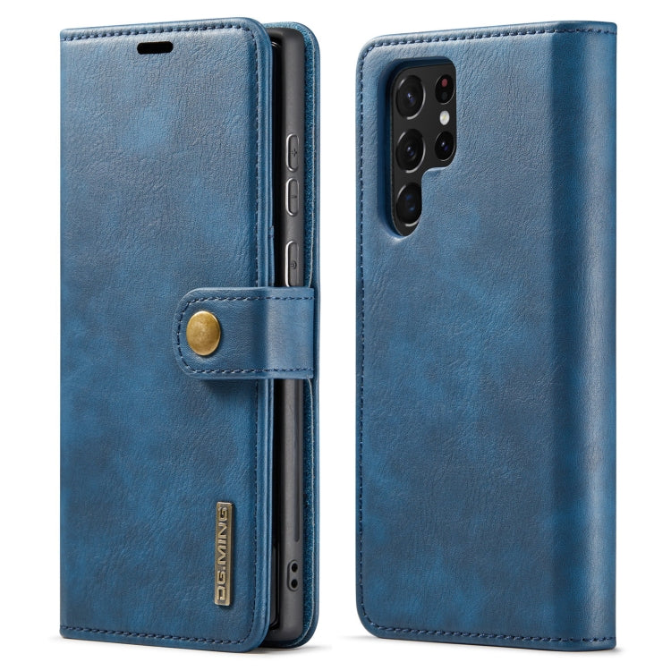 Custodia per telefono in pelle magnetica staccabile con struttura Crazy Horse DG.MING, For Samsung Galaxy S22 5G, For Samsung Galaxy S22+ 5G, For Samsung Galaxy S22 Ultra 5G, For Samsung Galaxy A13 5G