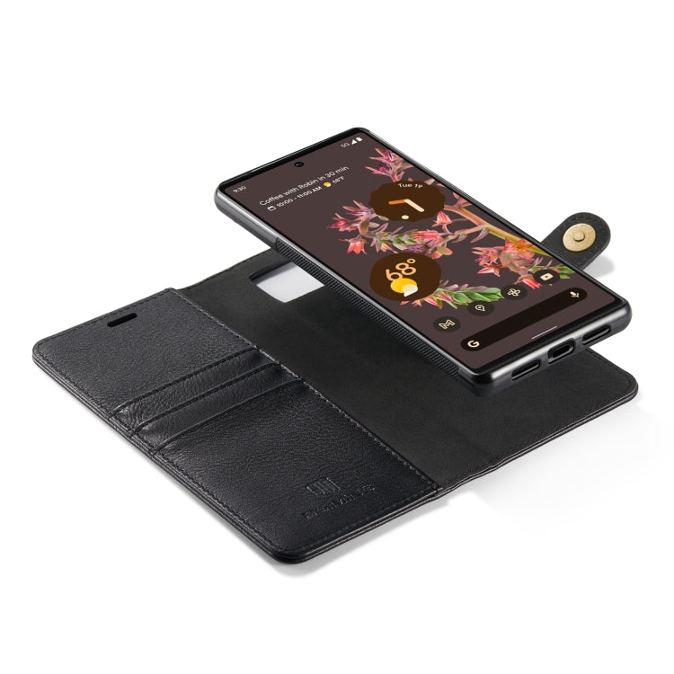 Custodia per telefono in pelle magnetica staccabile con struttura Crazy Horse DG.MING, For Google Pixel 6, For Google Pixel 6 Pro