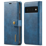 Custodia per telefono in pelle magnetica staccabile con struttura Crazy Horse DG.MING, For Google Pixel 6, For Google Pixel 6 Pro