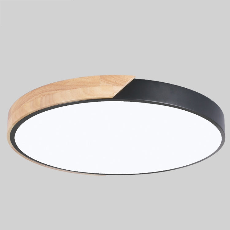 Plafoniera LED Rotonda Wood Macaron, Luce Bianca, 23cm, 30cm, 40cm