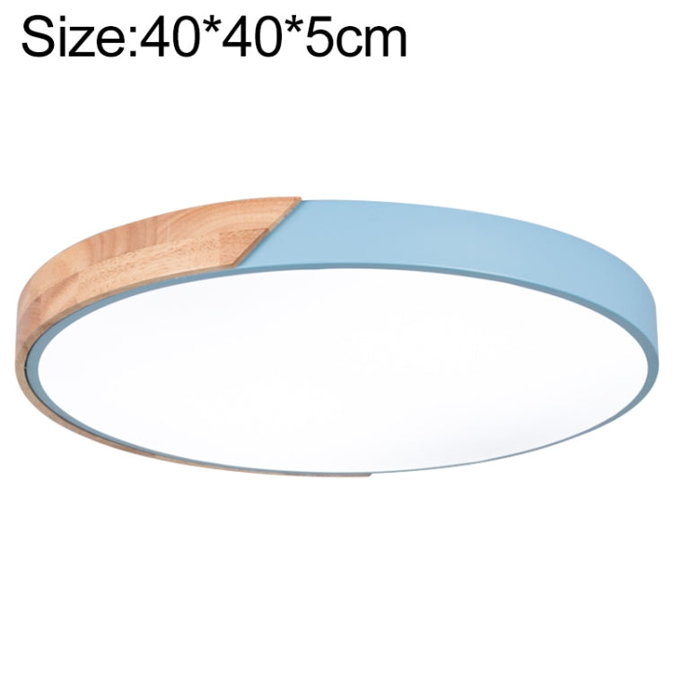 Plafoniera LED Rotonda Wood Macaron, Luce Bianca, 23cm, 30cm, 40cm