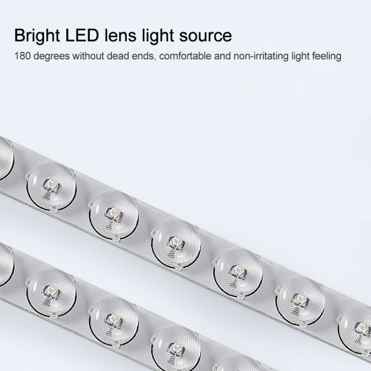 Plafoniera LED rotonda da soffitto effetto legno 40 cm bianca 24W 3CCT EDA002470203G 8055598010322 E9203