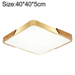 Plafoniera Quadrata LED Wood Macaron, Luce 3 Colori, 30cm, 40cm, 50cm