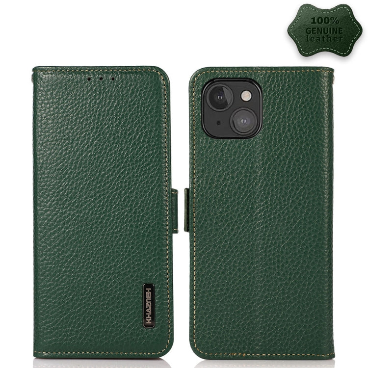 Custodia portafoglio in pelle con RFID per iPhone 12 e 13