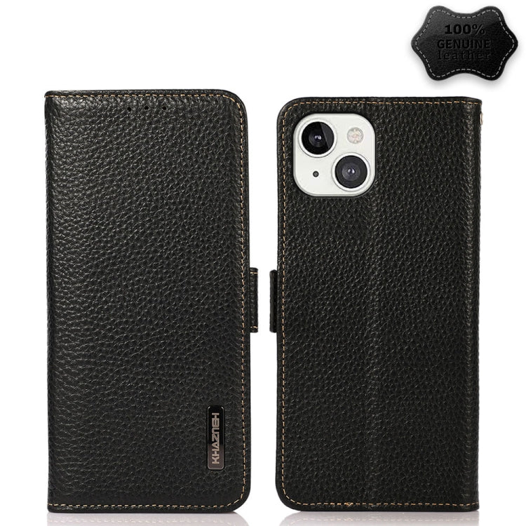 Custodia portafoglio in pelle con RFID per iPhone 12 e 13