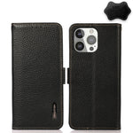 Custodia portafoglio in pelle con RFID per iPhone 12 e 13
