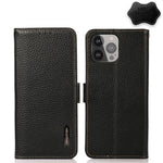 Custodia portafoglio in pelle con RFID per iPhone 12 e 13