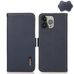 Custodia portafoglio in pelle con RFID per iPhone 12 e 13