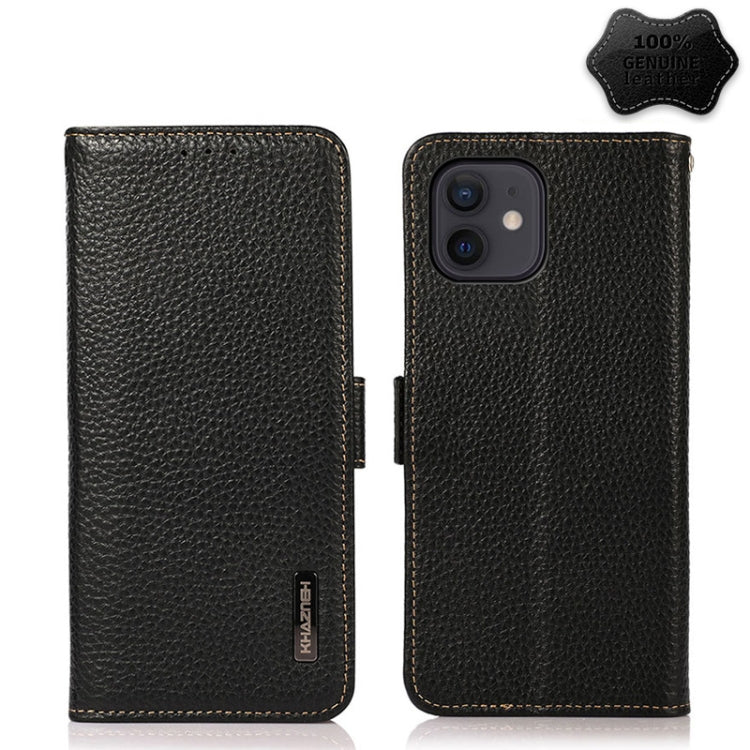 Custodia portafoglio in pelle con RFID per iPhone 12 e 13