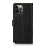 Custodia portafoglio in pelle con RFID per iPhone 12 Pro Max