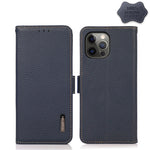 Custodia portafoglio in pelle con RFID per iPhone 12 Pro Max