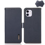 Custodia portafoglio in pelle con RFID per iPhone 12 Pro Max