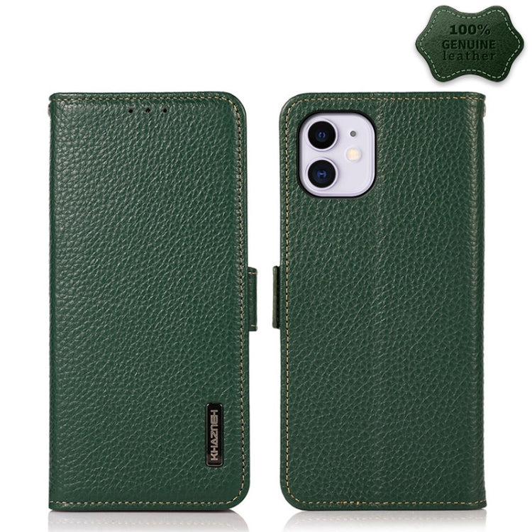 Custodia portafoglio in pelle con RFID per iPhone 12 Pro Max