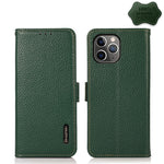Custodia portafoglio in pelle con RFID per iPhone 12 Pro Max