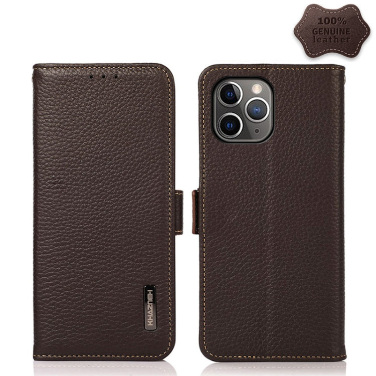 Custodia portafoglio in pelle con RFID per iPhone 12 Pro Max