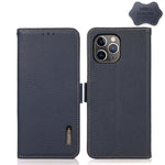 Custodia portafoglio in pelle con RFID per iPhone 12 Pro Max
