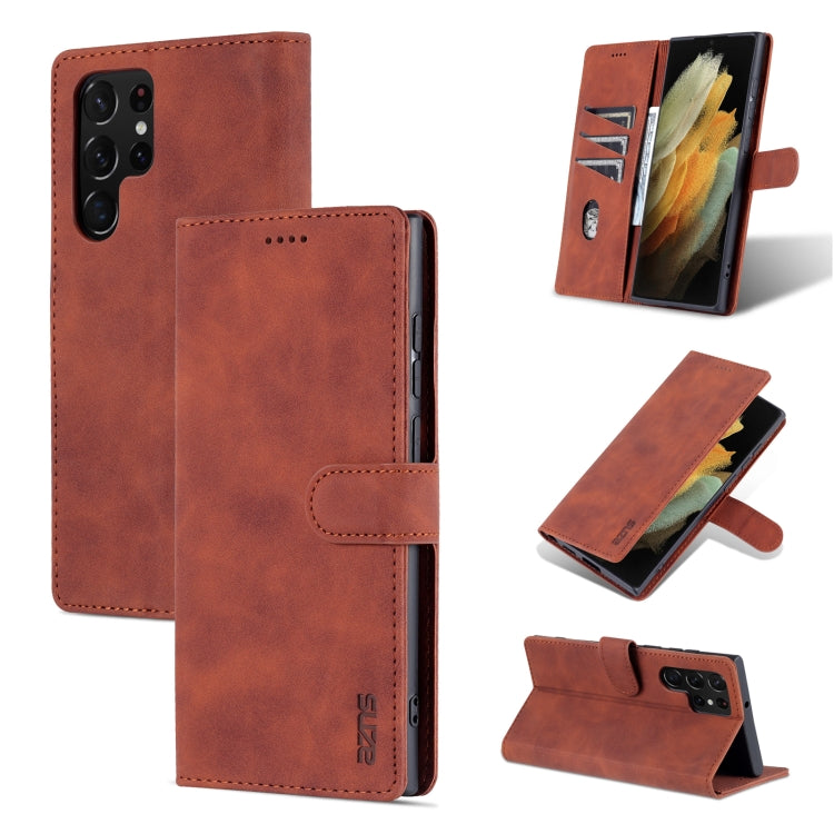 Custodia portafoglio in pelle per Samsung Galaxy S22 Ultra 5G