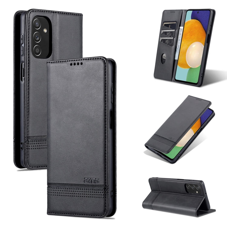 AZNS Custodia per telefono in pelle a vibrazione orizzontale con struttura in vitello magnetico, For vivo Y71t / V21e 5G, For Samsung Galaxy M52 5G