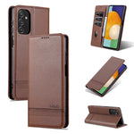 AZNS Custodia per telefono in pelle a vibrazione orizzontale con struttura in vitello magnetico, For vivo Y71t / V21e 5G, For Samsung Galaxy M52 5G