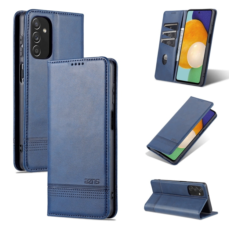 AZNS Custodia per telefono in pelle a vibrazione orizzontale con struttura in vitello magnetico, For vivo Y71t / V21e 5G, For Samsung Galaxy M52 5G