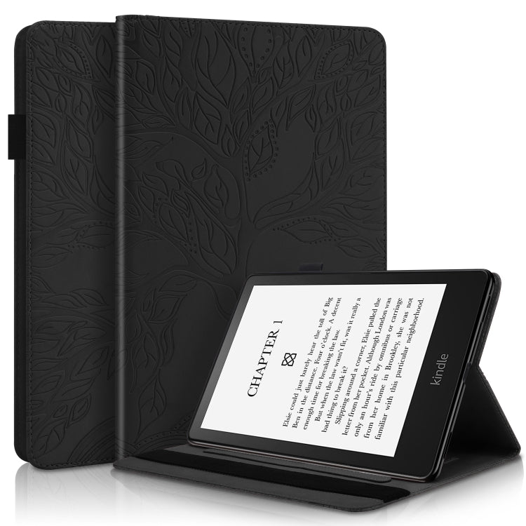 Custodia per tablet in pelle serie Life Tree, For Amazon Kindle Paperwhite 5 2021, For Lenovo Tab K10