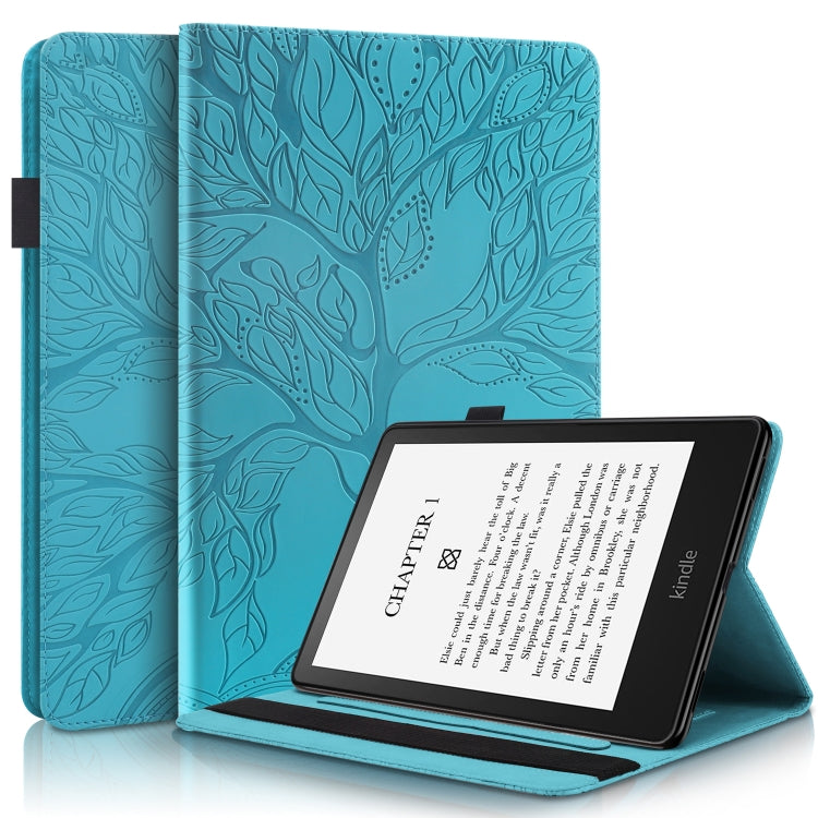Custodia per tablet in pelle serie Life Tree, For Amazon Kindle Paperwhite 5 2021, For Lenovo Tab K10