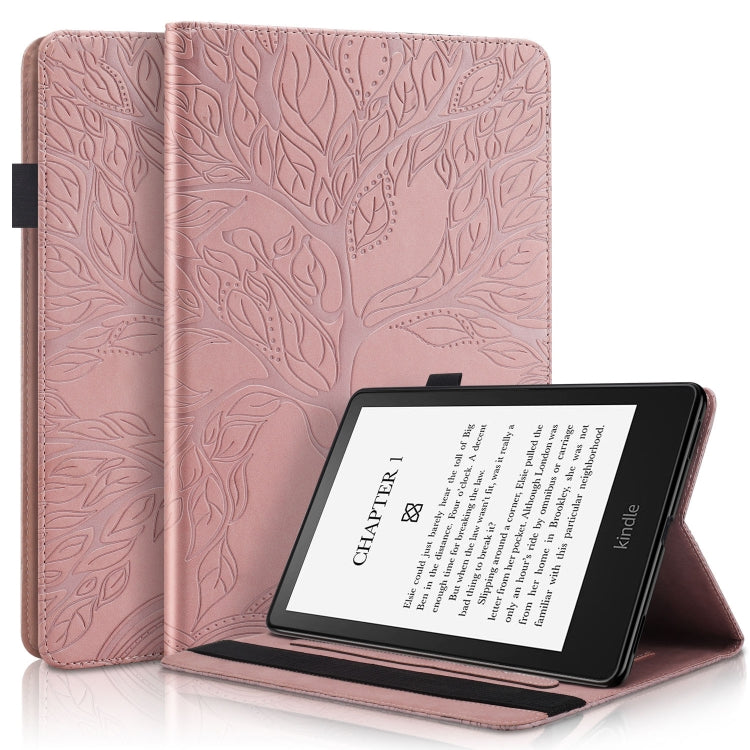 Custodia per tablet in pelle serie Life Tree, For Amazon Kindle Paperwhite 5 2021, For Lenovo Tab K10