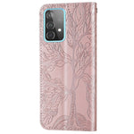 Custodia per telefono in pelle goffrata Life of Tree, For Samsung Galaxy A33 5G, For Samsung Galaxy A53 5G