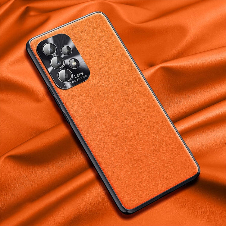 Custodia in pelle liscia per Samsung Galaxy A52 5G