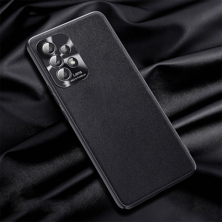 Custodia in pelle liscia per Samsung Galaxy A52 5G