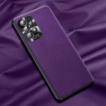 Custodia in pelle liscia per Samsung Galaxy A52 5G