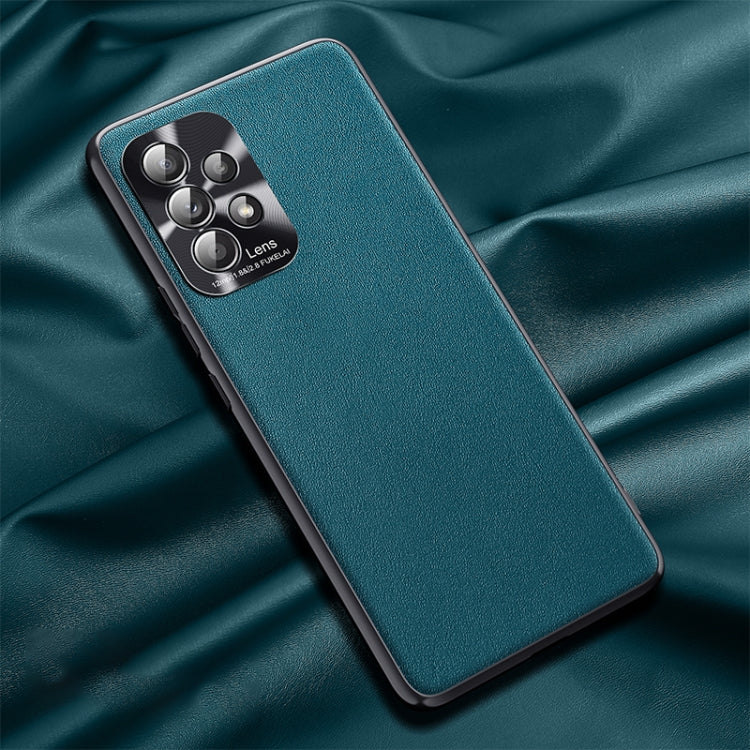 Custodia in pelle liscia per Samsung Galaxy A52 5G