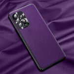 Custodia in pelle liscia per Samsung Galaxy A52 5G