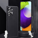 Custodia in pelle liscia per Samsung Galaxy A52 5G