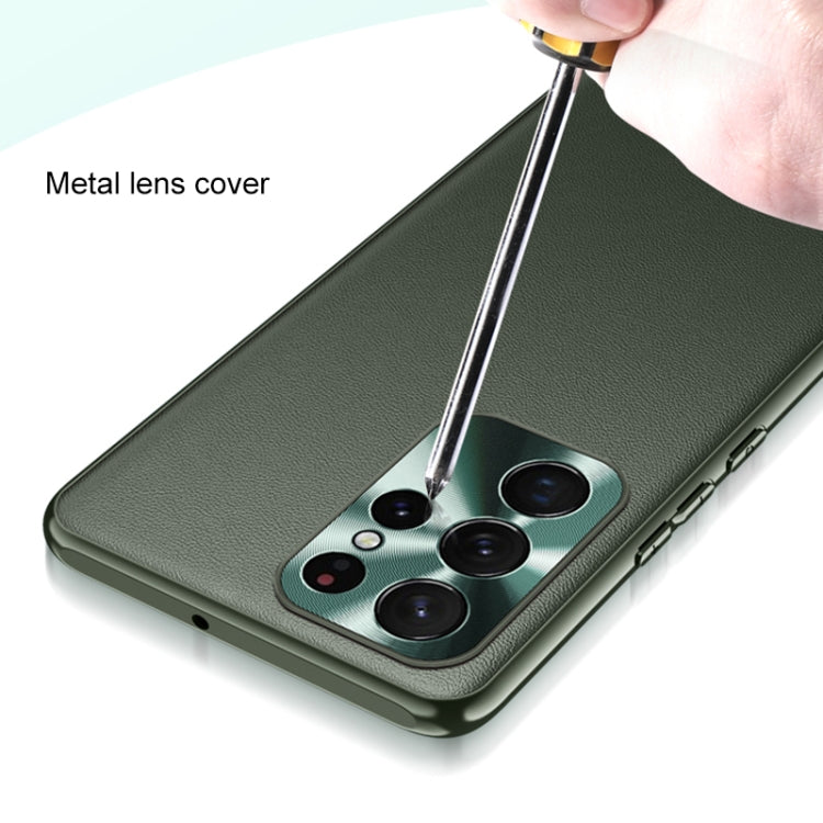 Custodia per telefono in pelle liscia, For Samsung Galaxy S22 5G, For Samsung Galaxy S22+ 5G, For Samsung Galaxy S22 Ultra 5G