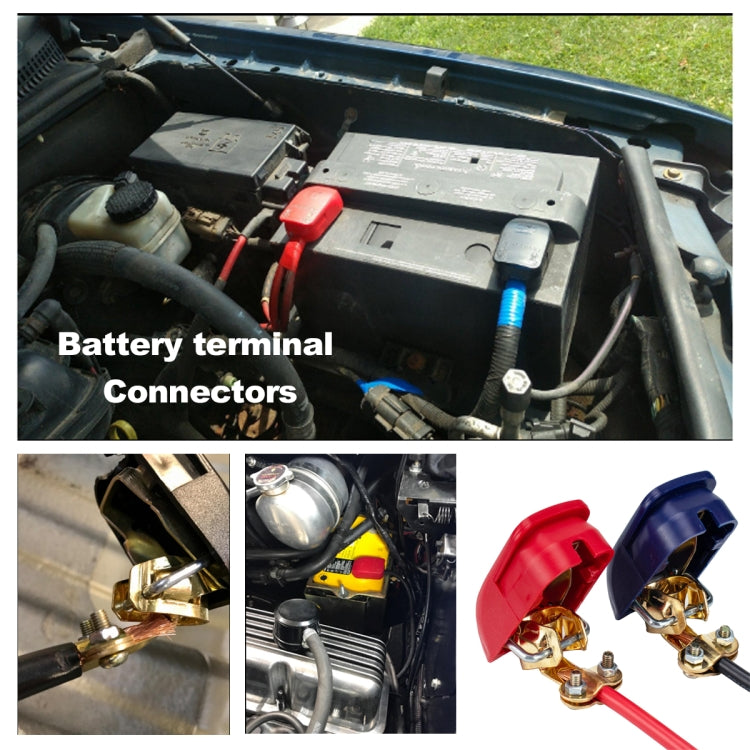 1 paio di connettori per terminali batteria a estrazione rapida per auto, A2897
