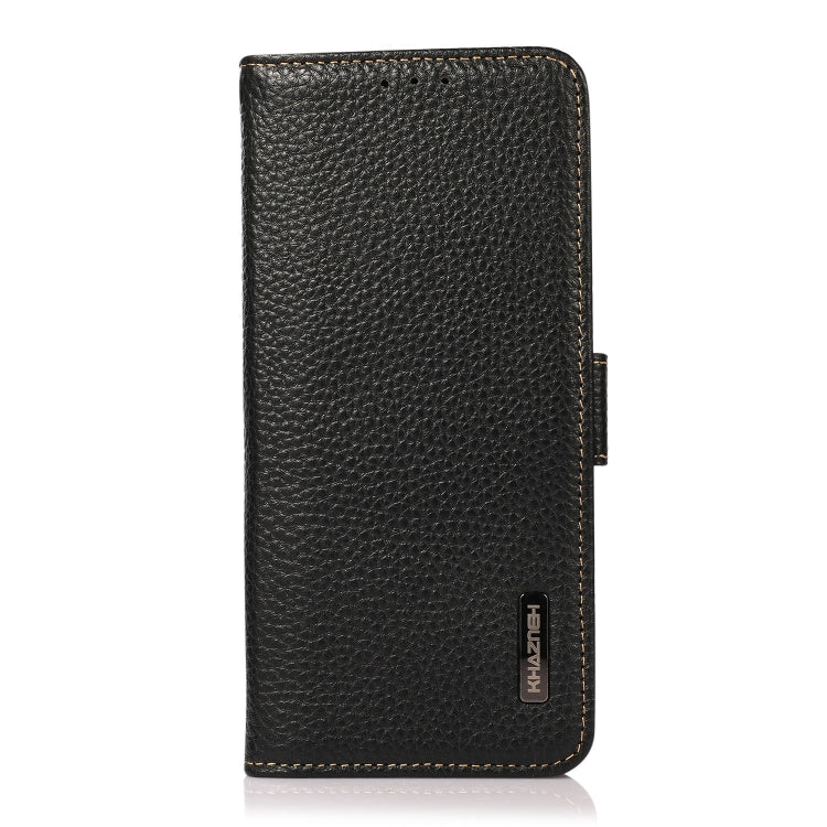 KHAZNEH Custodia RFID in vera pelle Litchi magnetica laterale, For OPPO Reno5 A JP Version, For OPPO Reno6 Pro 5G, For OPPO Reno6 Pro+ 5G, For OPPO Reno6 5G, For OPPO Reno7 5G, For OPPO Reno7 Pro 5G