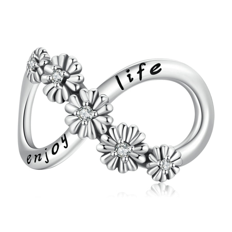 Accessori per collana braccialetto fai-da-te con fiori infiniti in argento sterling S925, Infinite Flowers