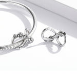 Accessori per collana braccialetto fai-da-te con fiori infiniti in argento sterling S925, Infinite Flowers