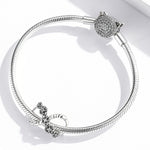 Accessori per collana braccialetto fai-da-te con fiori infiniti in argento sterling S925, Infinite Flowers