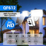 ESCAM QF612 Telecamera IP WiFi da 3 MP e proiettore, supporto visione notturna / rilevamento PIR, QF612