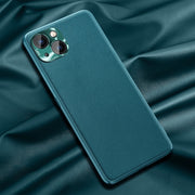 Custodia in pelle tinta unita, For iPhone 13 mini, For iPhone 13, For iPhone 13 Pro, For iPhone 13 Pro Max, For iPhone 12 mini, For iPhone 12, For iPhone 12 Pro, For iPhone 12 Pro Max